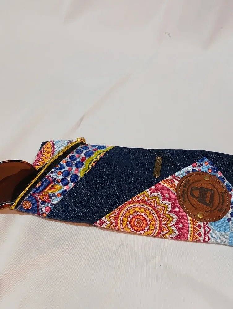 Estuche para lentes en denim Indigo Bags